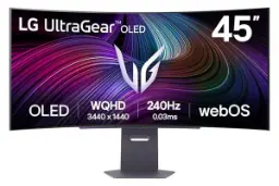 مانیتور ال جی 45 اینچ مدل UltraGear 45GX90SA نمای جلو