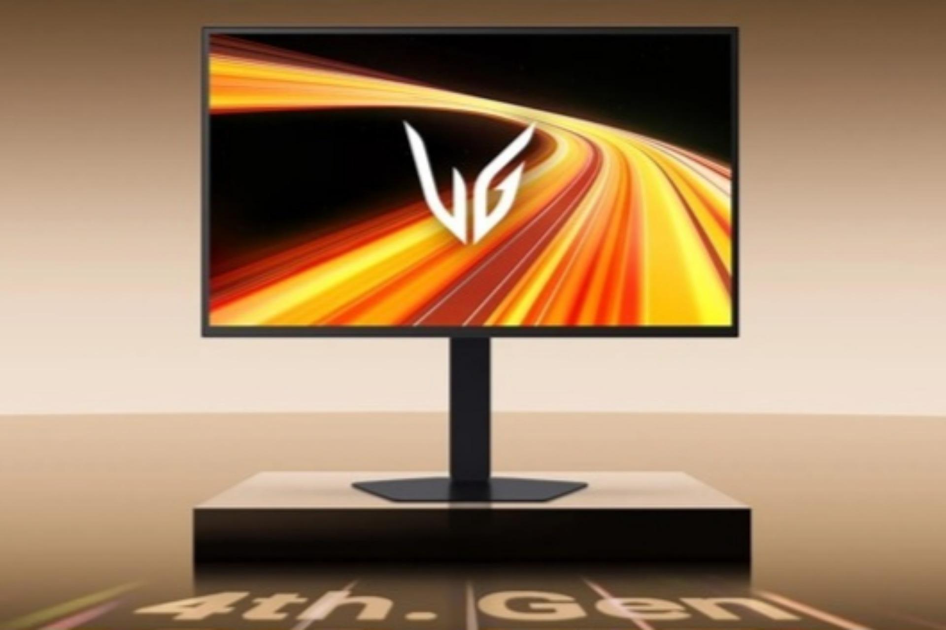 مانیتور ۲۷ اینچی UltraGear GX7 روی میز