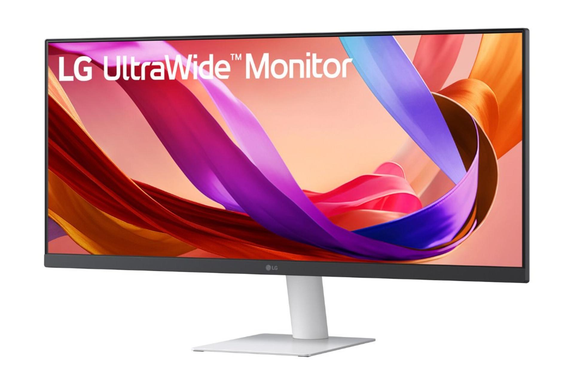 مانیتور ال جی LG UltraWide 29U531A نمای جلو و راست