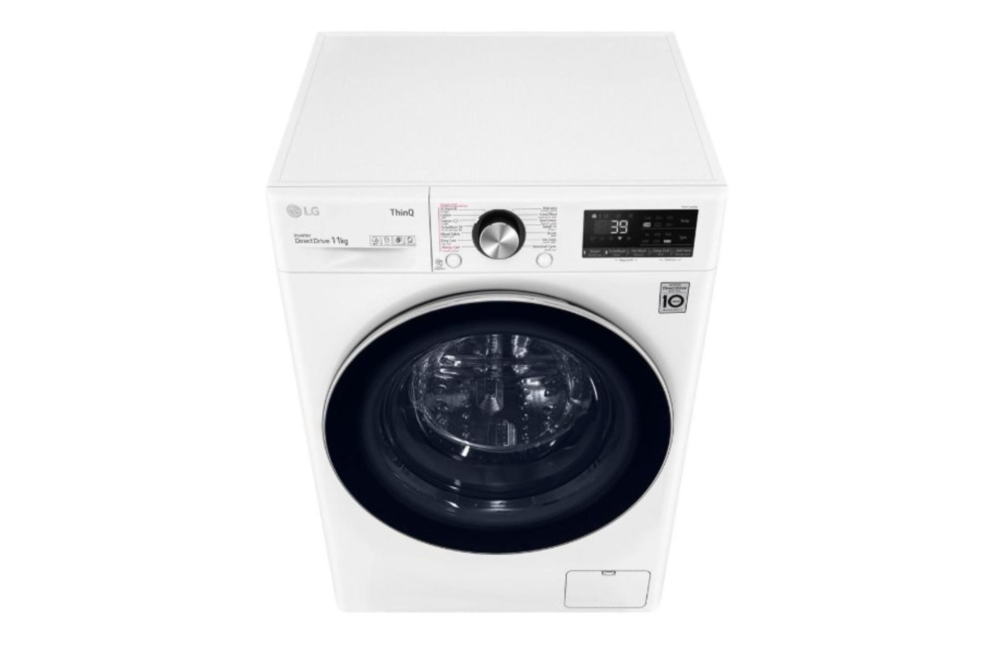 ماشین لباسشویی ال جی LG WR9011BWG نمای بالا