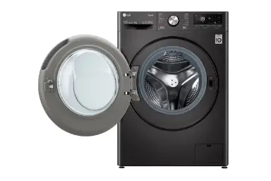 ماشین لباسشویی ال جی LG WR9011PBG نمای جلو درب باز