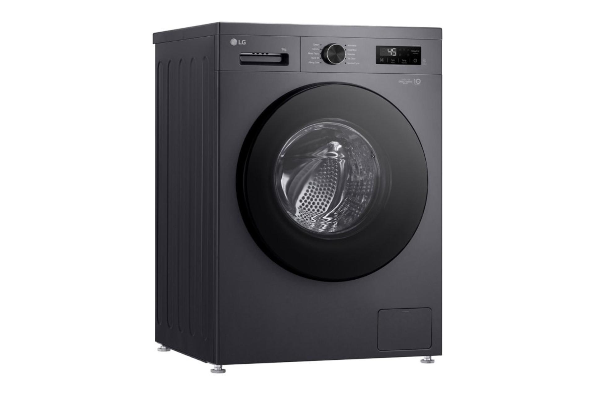 ماشین لباسشویی ال جی LG WY1409 نمای جلو و چپ