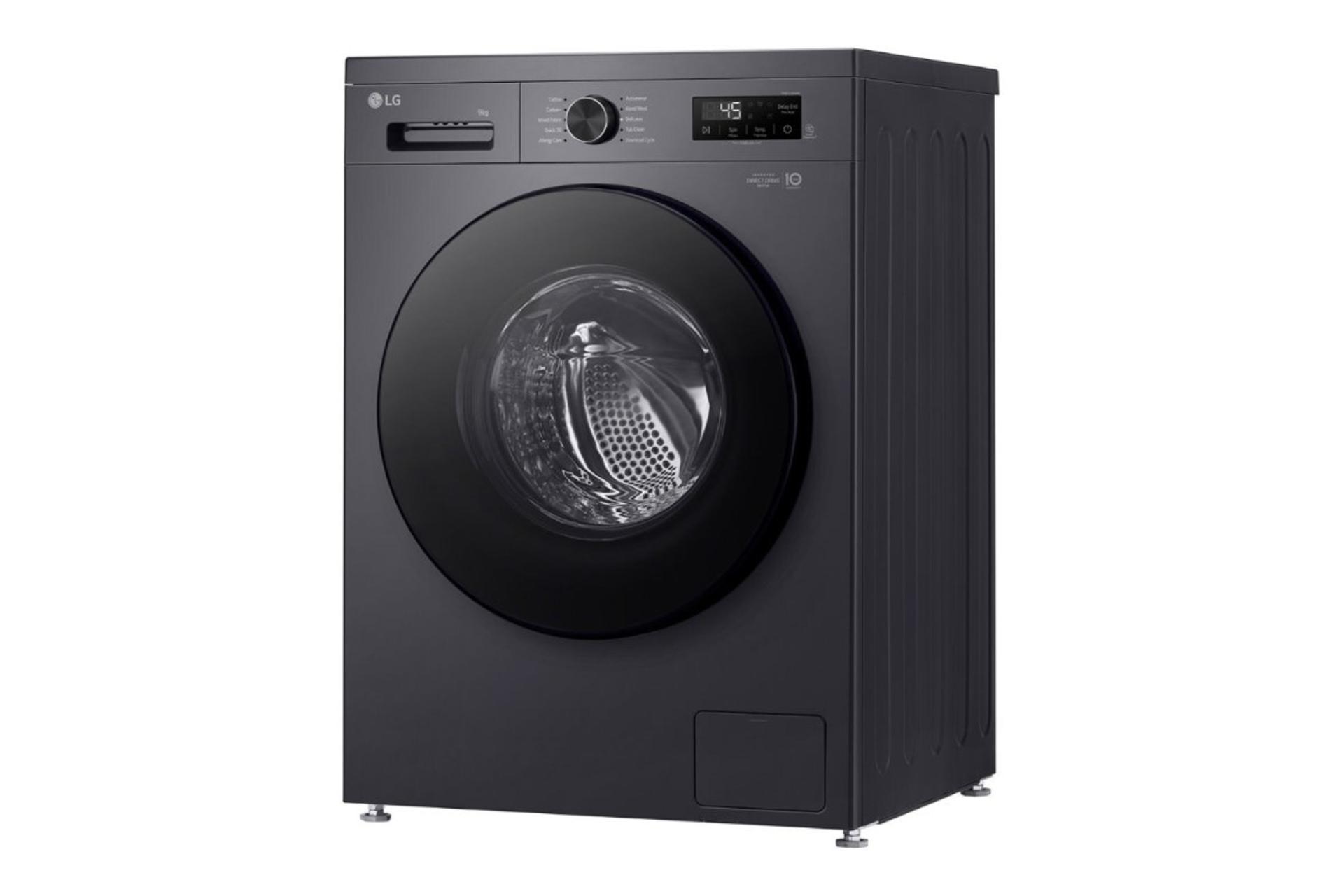 ماشین لباسشویی ال جی LG WY1409 نمای جلو و راست