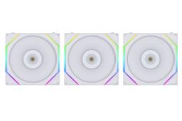 ابعاد و اندازه فن کیس لیان لی UNI FAN TL 120 Reverse Blade White بسته 3 عددی