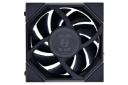 نمای پشت و بدنه فن کیس لیان لی UNI FAN TL LCD 120 Reverse Blade بسته 3 عددی