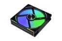 نمای پشت فن کیس لیان لی UNI FAN UF-AL120V2-3B BLACK بسته 3 عددی
