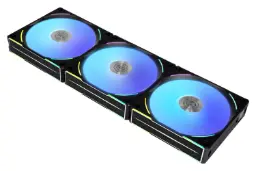 فن کیس لیان لی UNI FAN UF-AL120V2-3B BLACK بسته 3 عددی رنگ مشکی