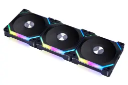 فن کیس لیان لی UNI FAN UF-SL120V2-3B BLACK بسته 3 عددی رنگ مشکی