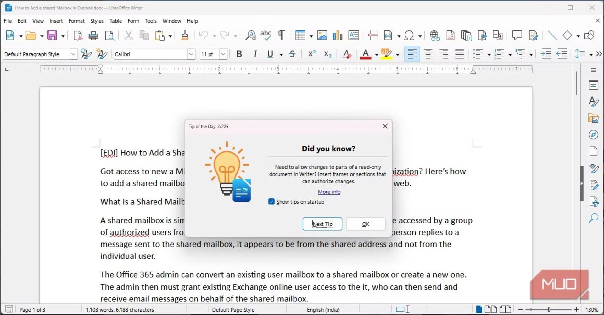 نرم افزار LibreOffice