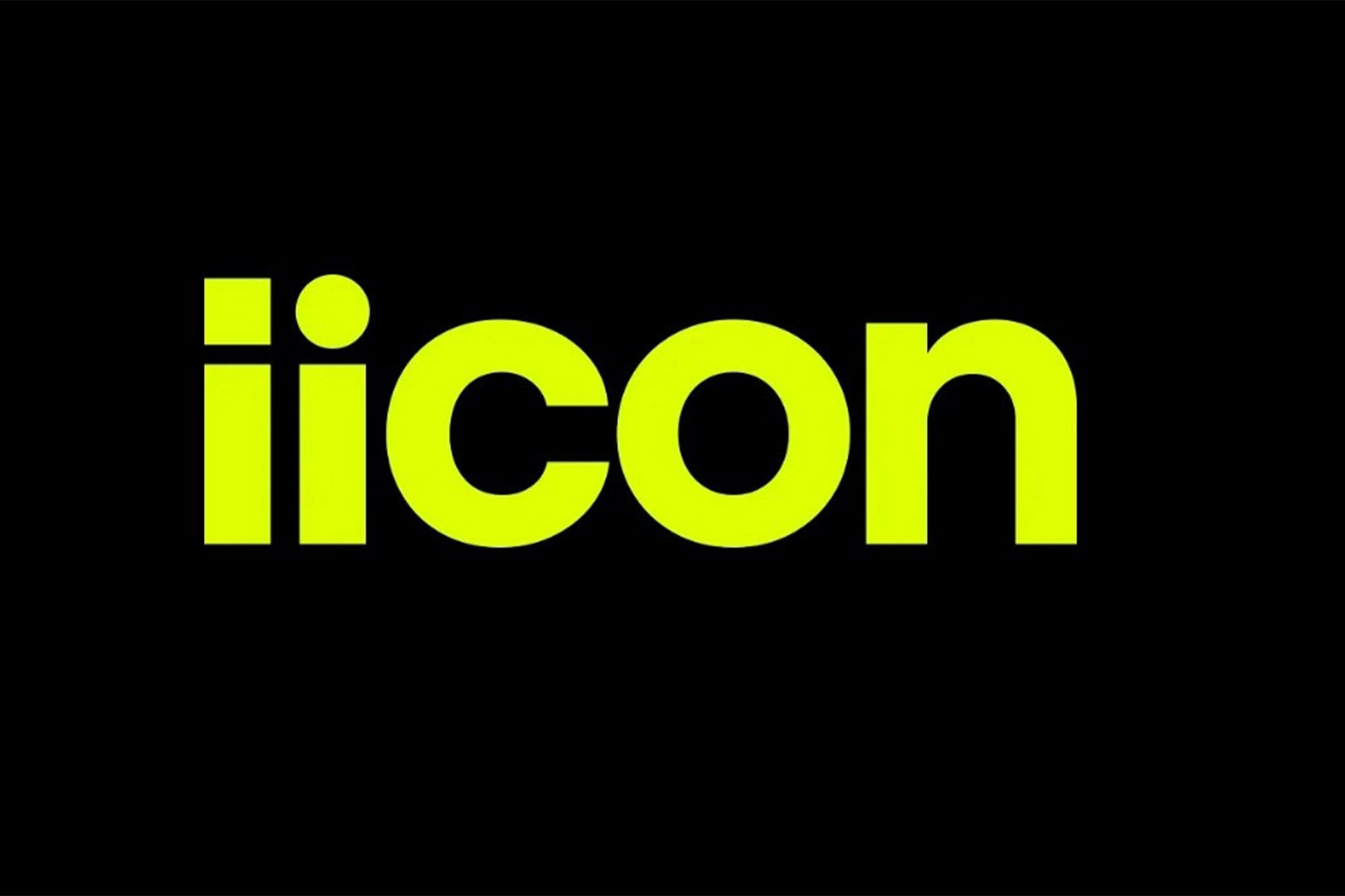 لوگو Licon در پس‌زمینه‌ی مشکی