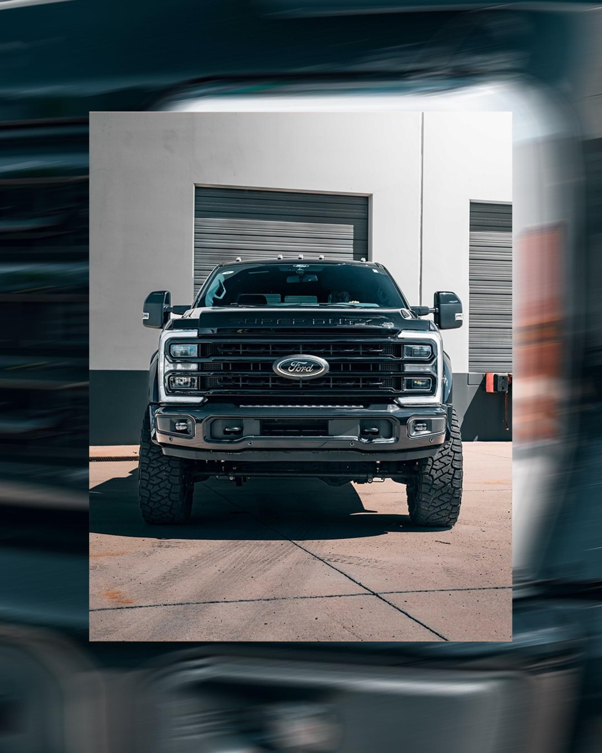 نمای جلو وانت فورد F-450 وستکات دیزاین