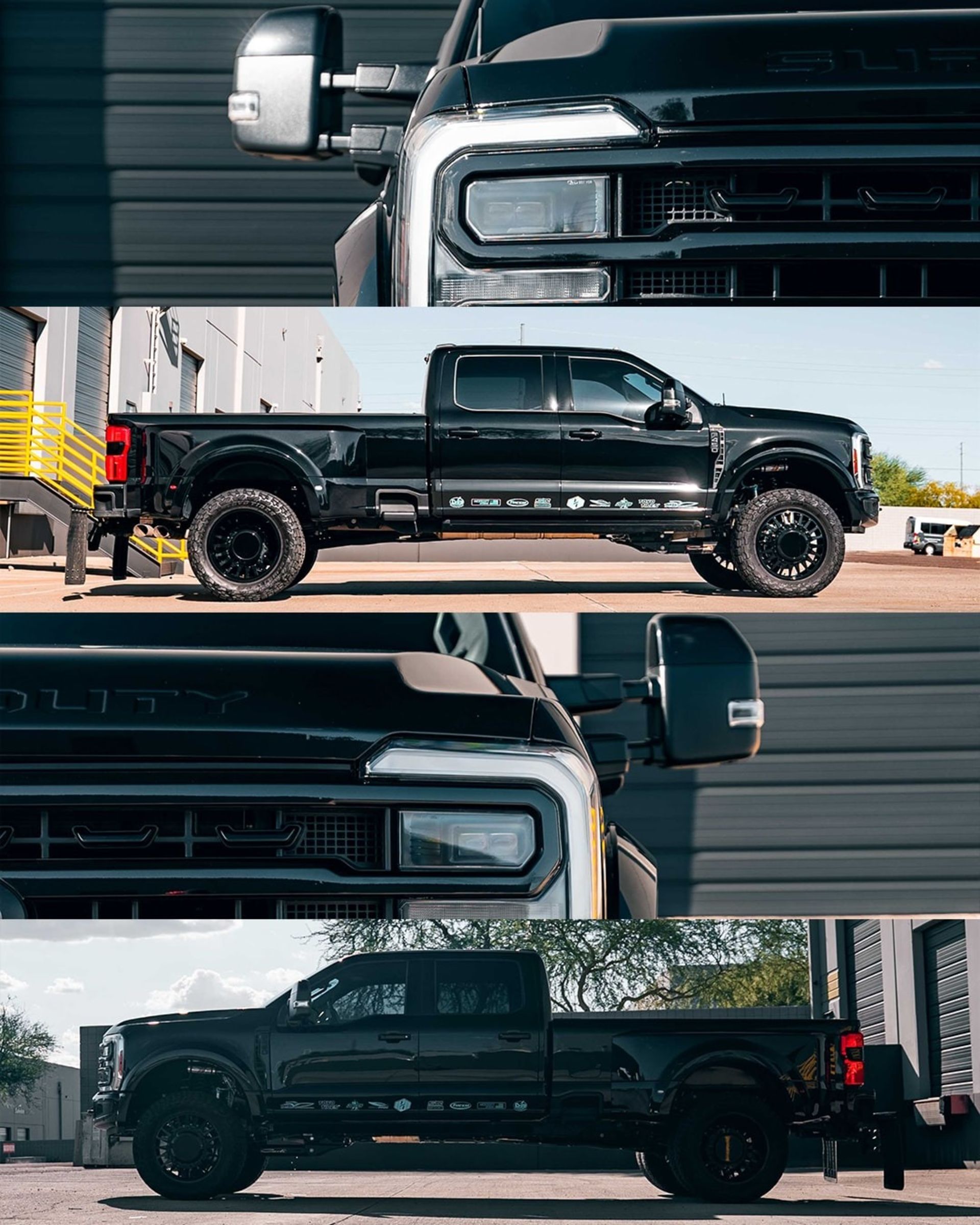 نمای جانبی وانت فورد F-450 وستکات دیزاین