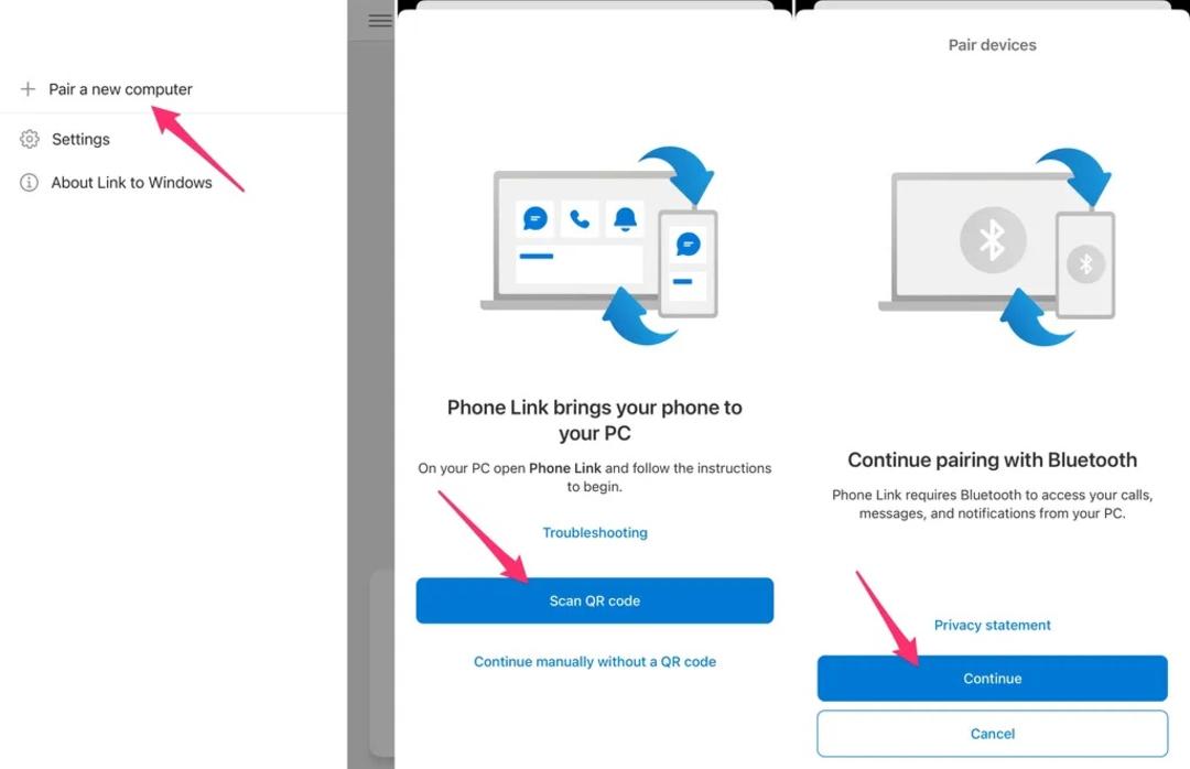 برنامه link to windows برای آيفون
