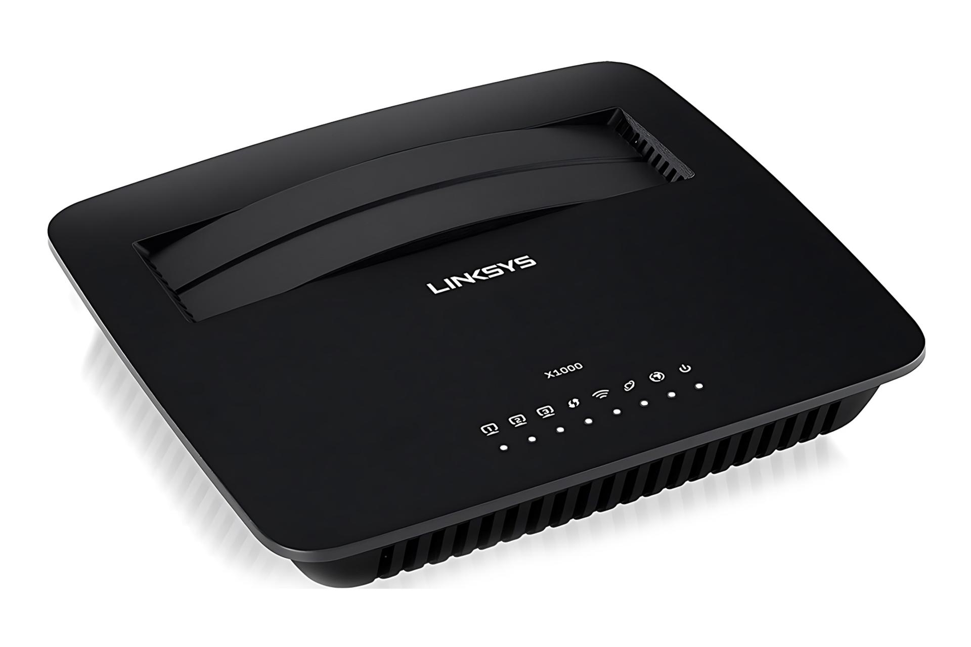 نمای چپ مودم - روتر لینکسیس Linksys X1000-m2