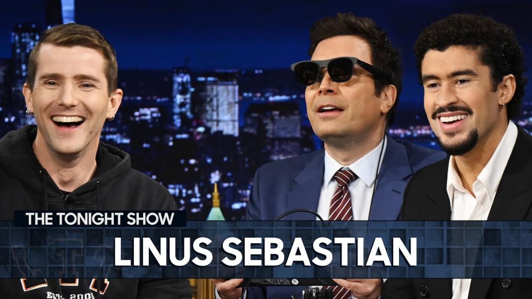 لینوس سباسدین در برنامه The tonight show