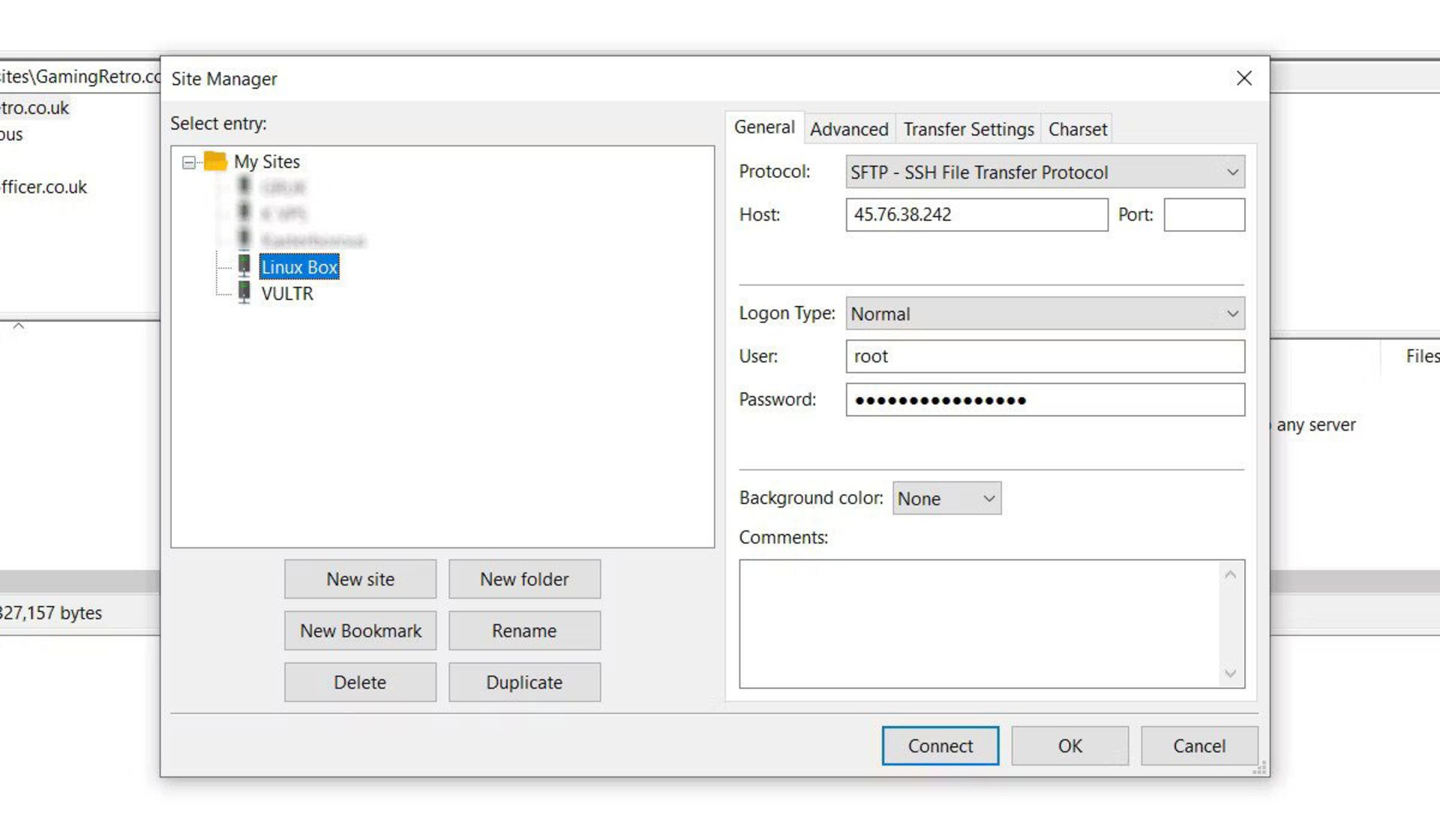 انتقال فایل از طریق FTP