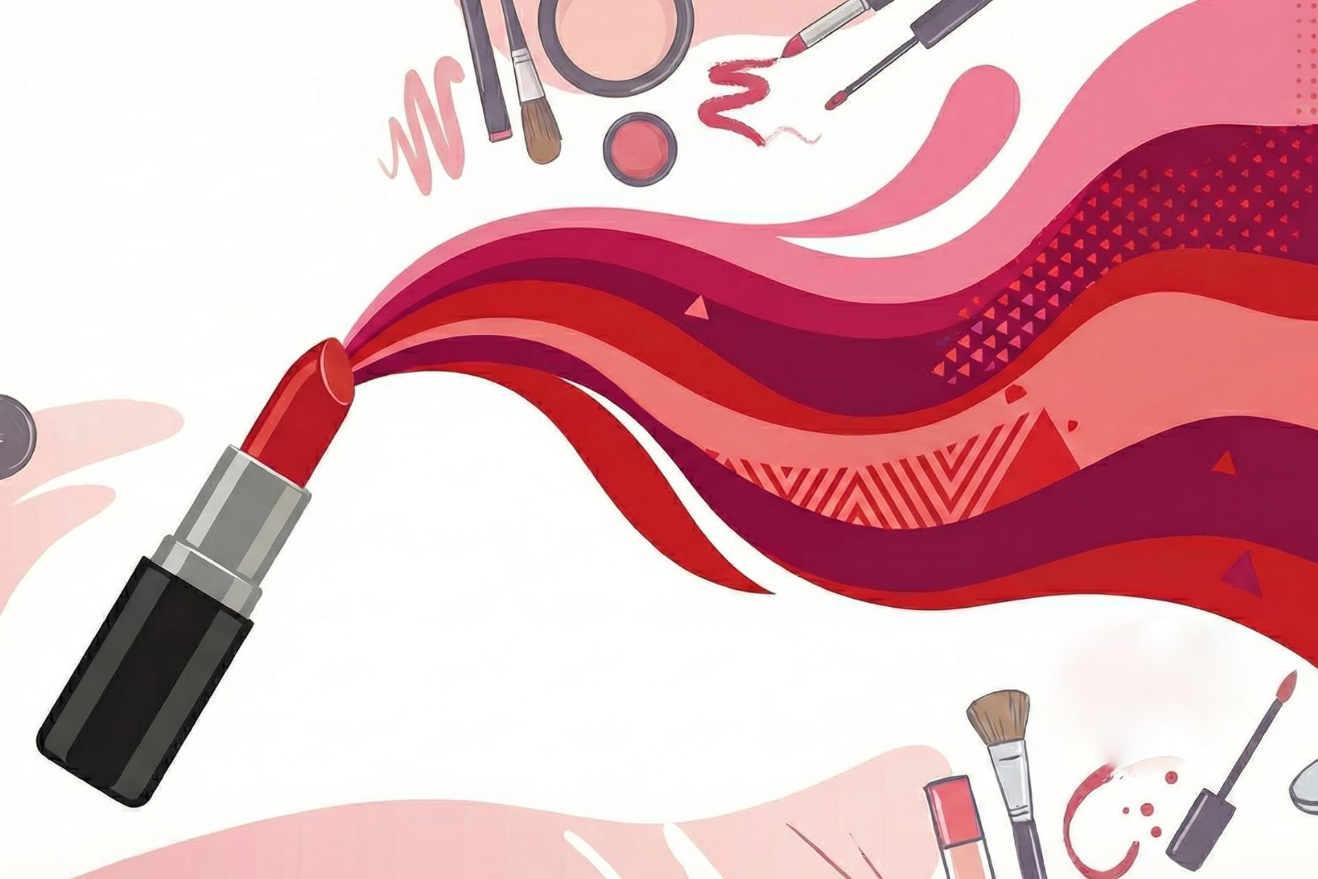 طرح هوش مصنوعی از اثر رژ لب 