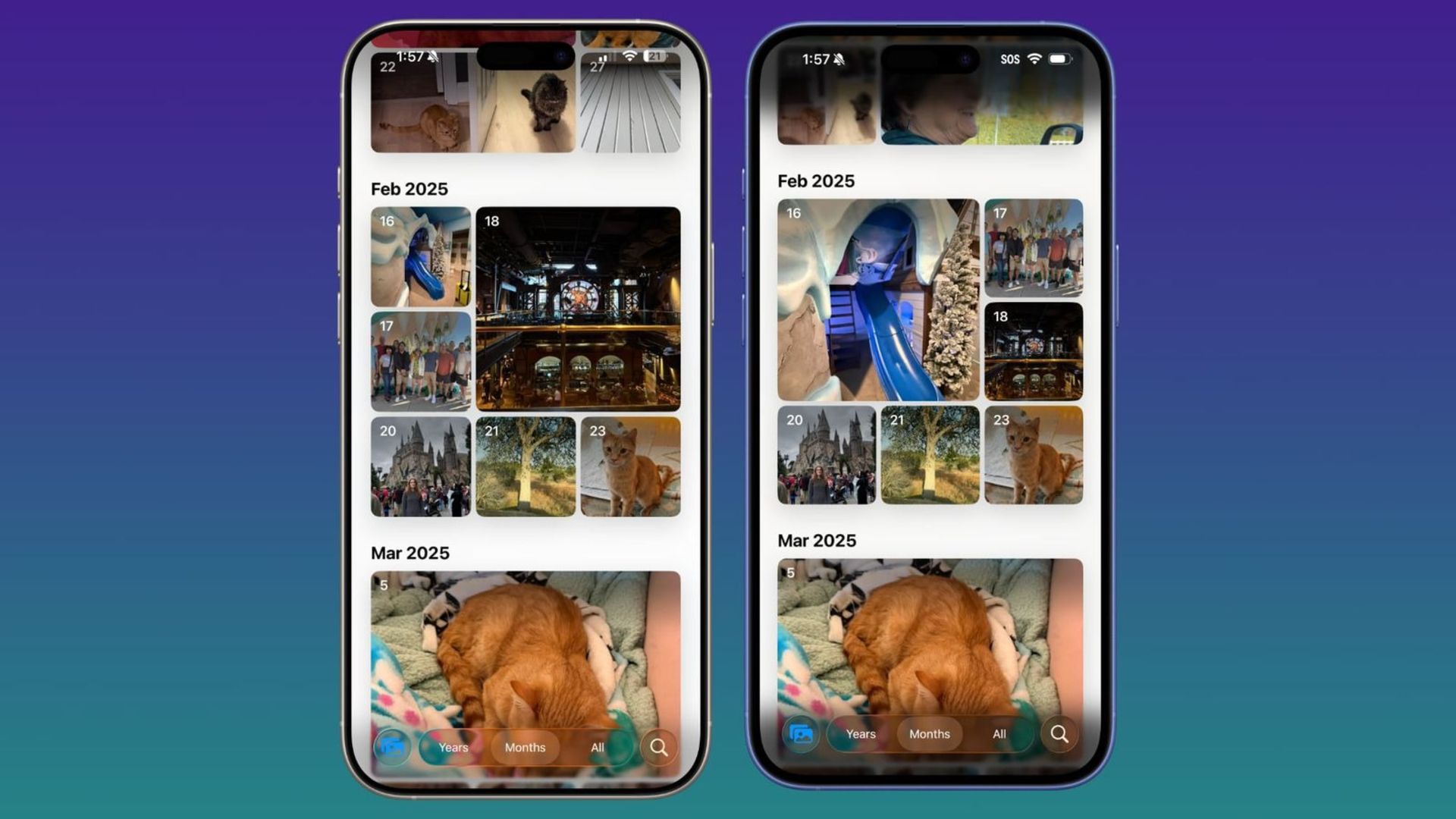 اپلیکیشن گالری در بتای چهارم iOS 26