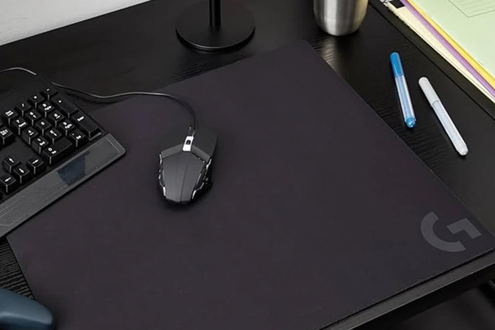 ماوس پد لاجیتک logitech-g740 نمای پرسپکتیو از کاربری