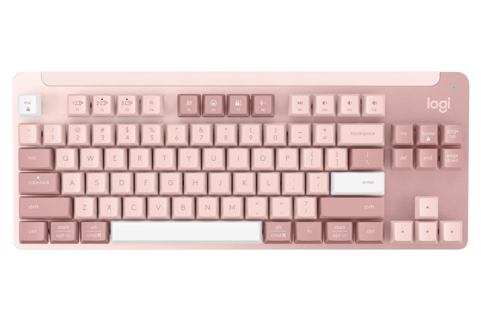 کیبورد لاجیتک Signature K855 رنگ رزگلد