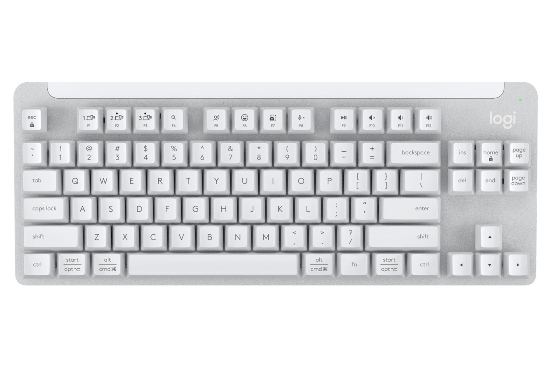 کیبورد لاجیتک Signature K855 رنگ سفید