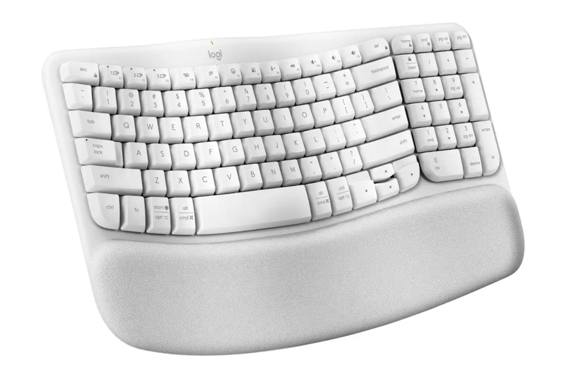 کیبورد لاجیتک Wave Keys رنگ سفید