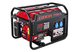 موتور برق لانسین LONCIN LC3500-A نمای جلو و چپ