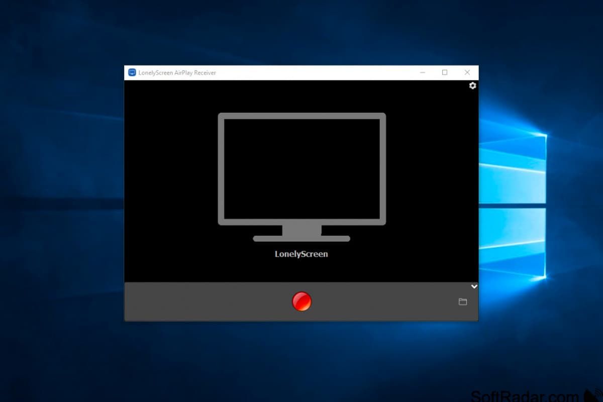 LonelyScreen application on desktop