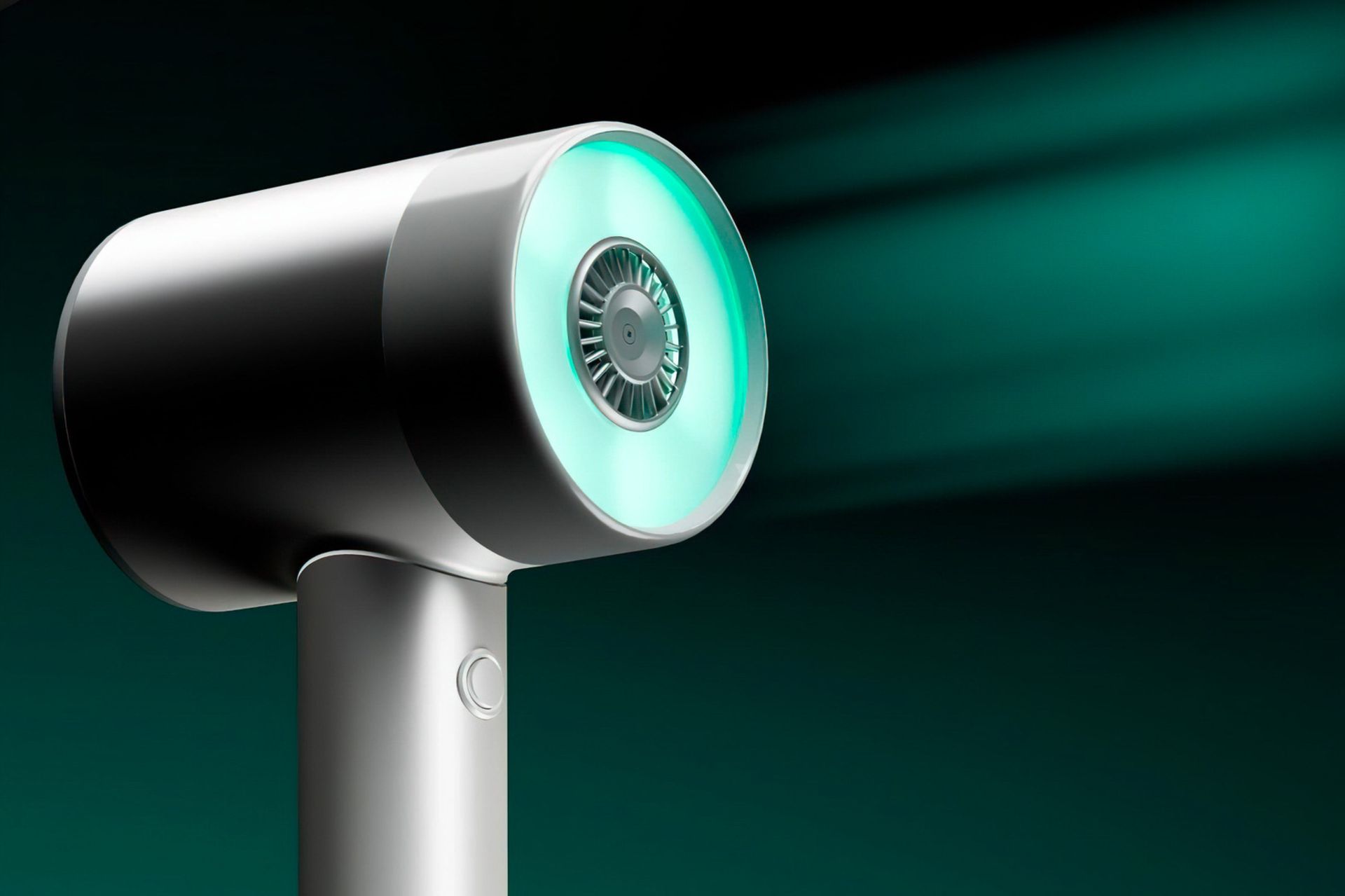 سشوار LOreal Airlight Pro در حال تابش نور فروسرخ