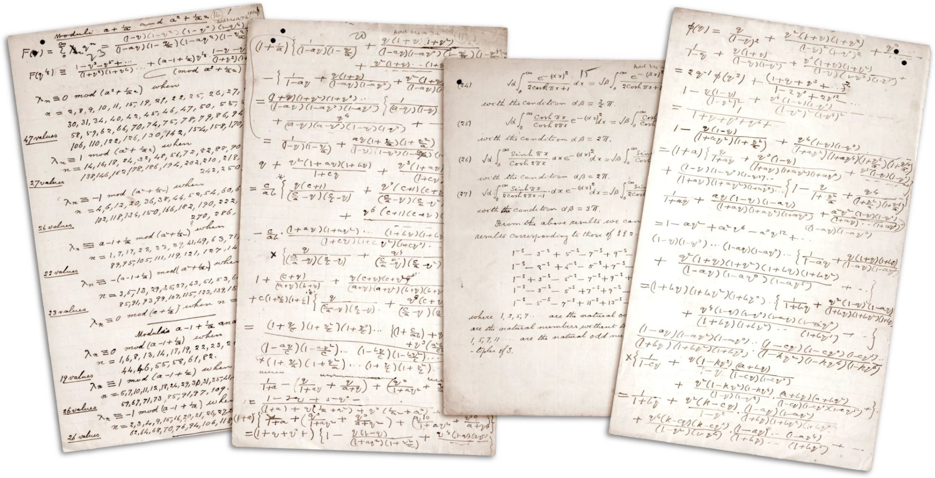 صفحاتی از دفترچه گمشده رامانوجان 