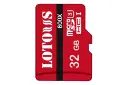 کارت حافظه لوتوس microSDXC با ظرفیت 32 گیگابایت مدل 600X V30 کلاس 10