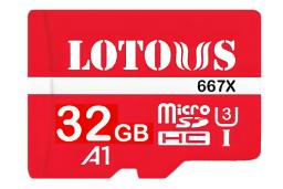 کارت حافظه لوتوس Lotous 667X microSDHC Class 10 UHS-I U3 32GB