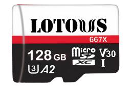 کارت حافظه لوتوس Lotous 667X microSDXC Class 10 UHS-I U3 128GB