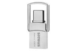 نمای کلی فلش مموری لوتوس مدل Almond ظرفیت 128 گیگابایت USB 3.2