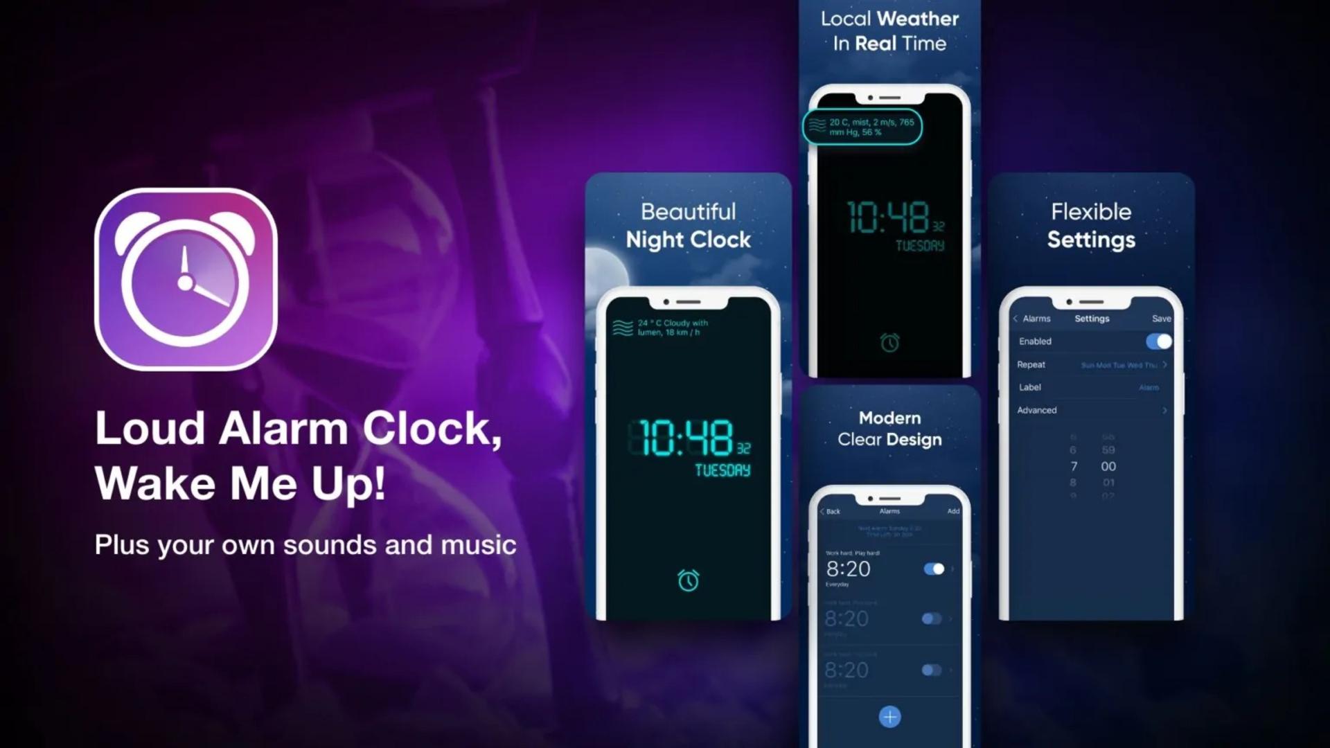 !Loud Alarm Clock, Wake Me Up