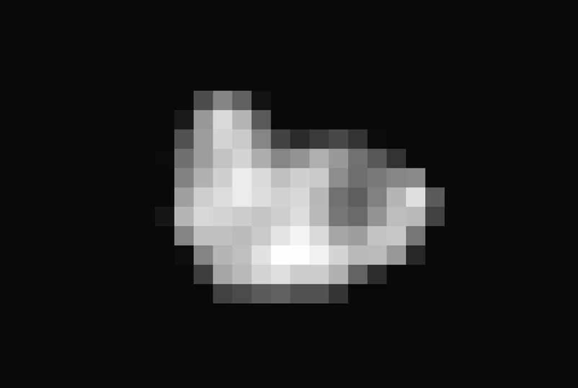 Pluto's moon Hydra as seen by New Horizons