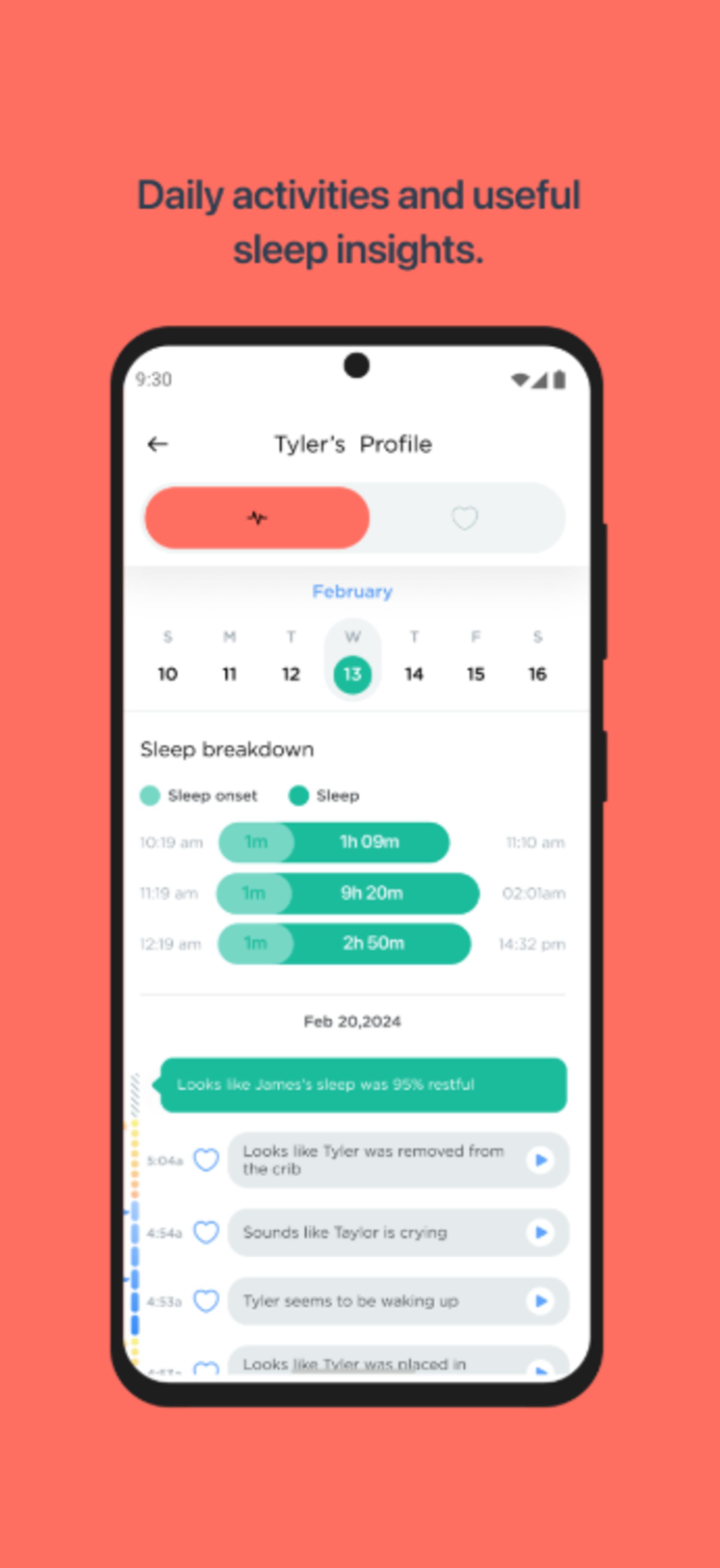 اپلیکیشن نظارت بر کودک و نوزاد Luna 