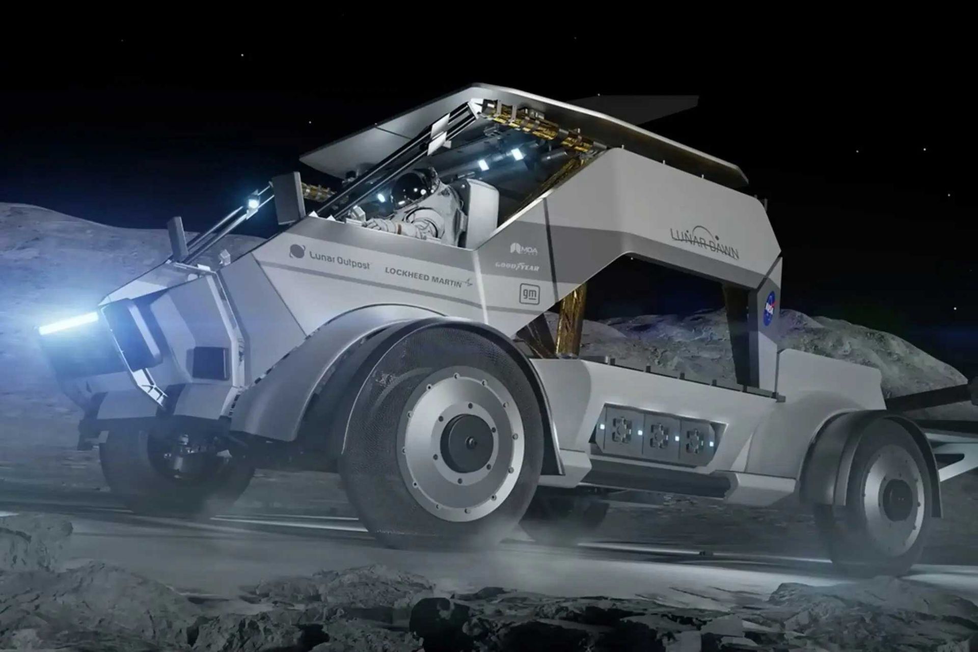 طراحی شرکت لونار اوت‌پست از خودرو سطح‌پیمای قمری