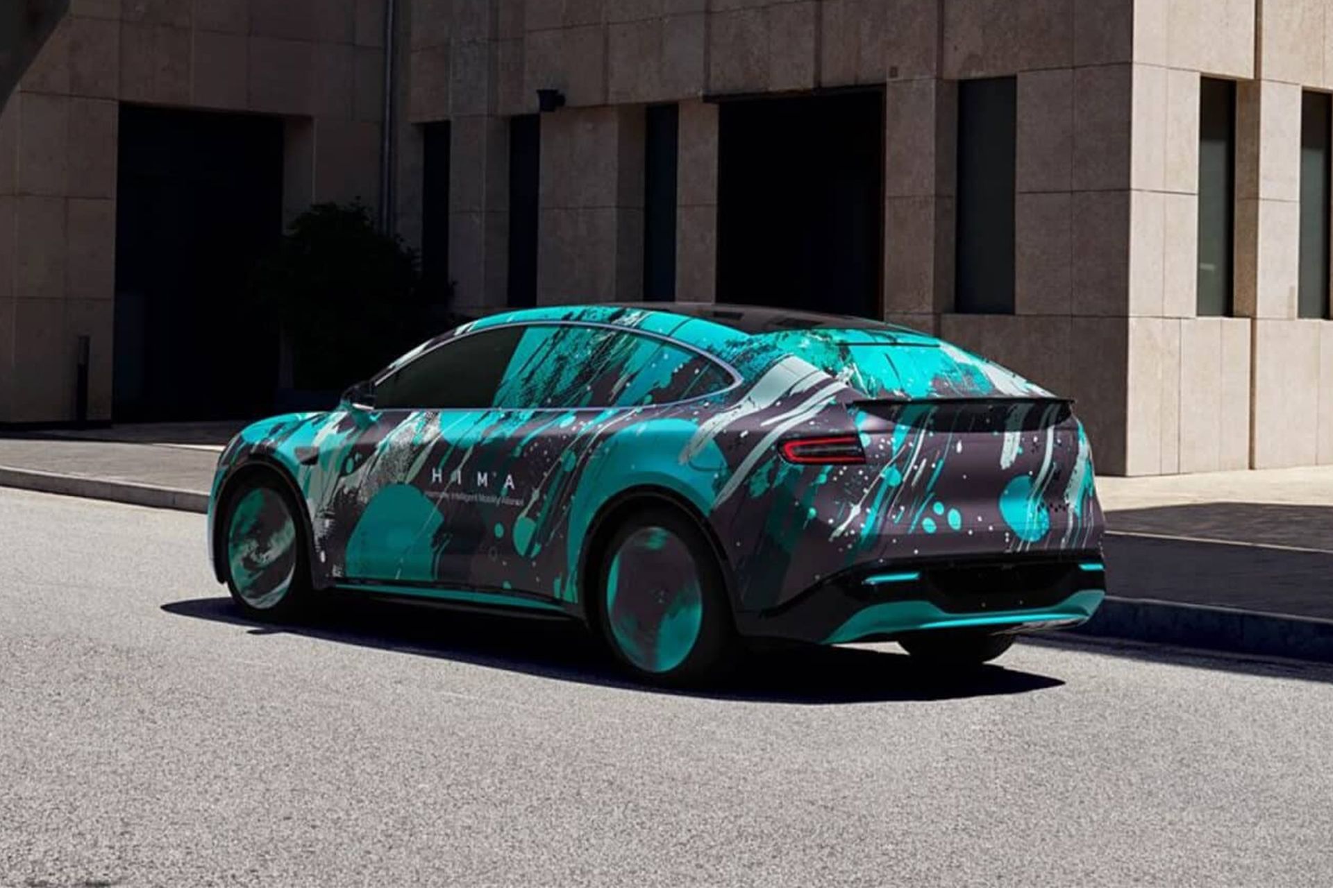 لوکسید S9 هواوی و چری از نمای سه رخ پشت