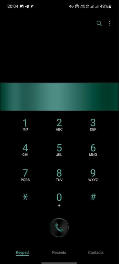 شماره گیر تم Luxury Green