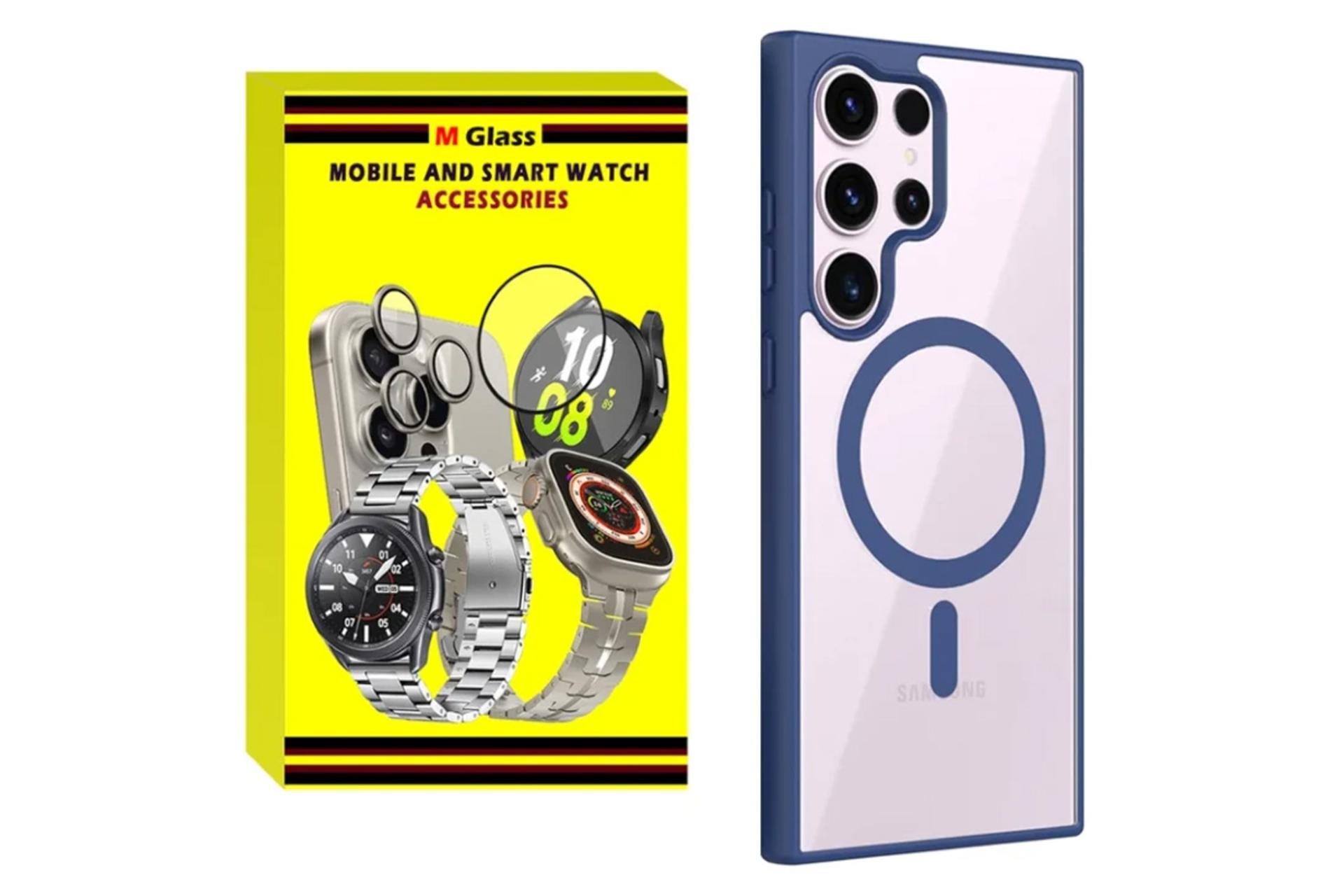 جعبه قاب گوشی ام گلس مدل BRD Magsafe MG مناسب سامسونگ Galaxy S25 Ultra