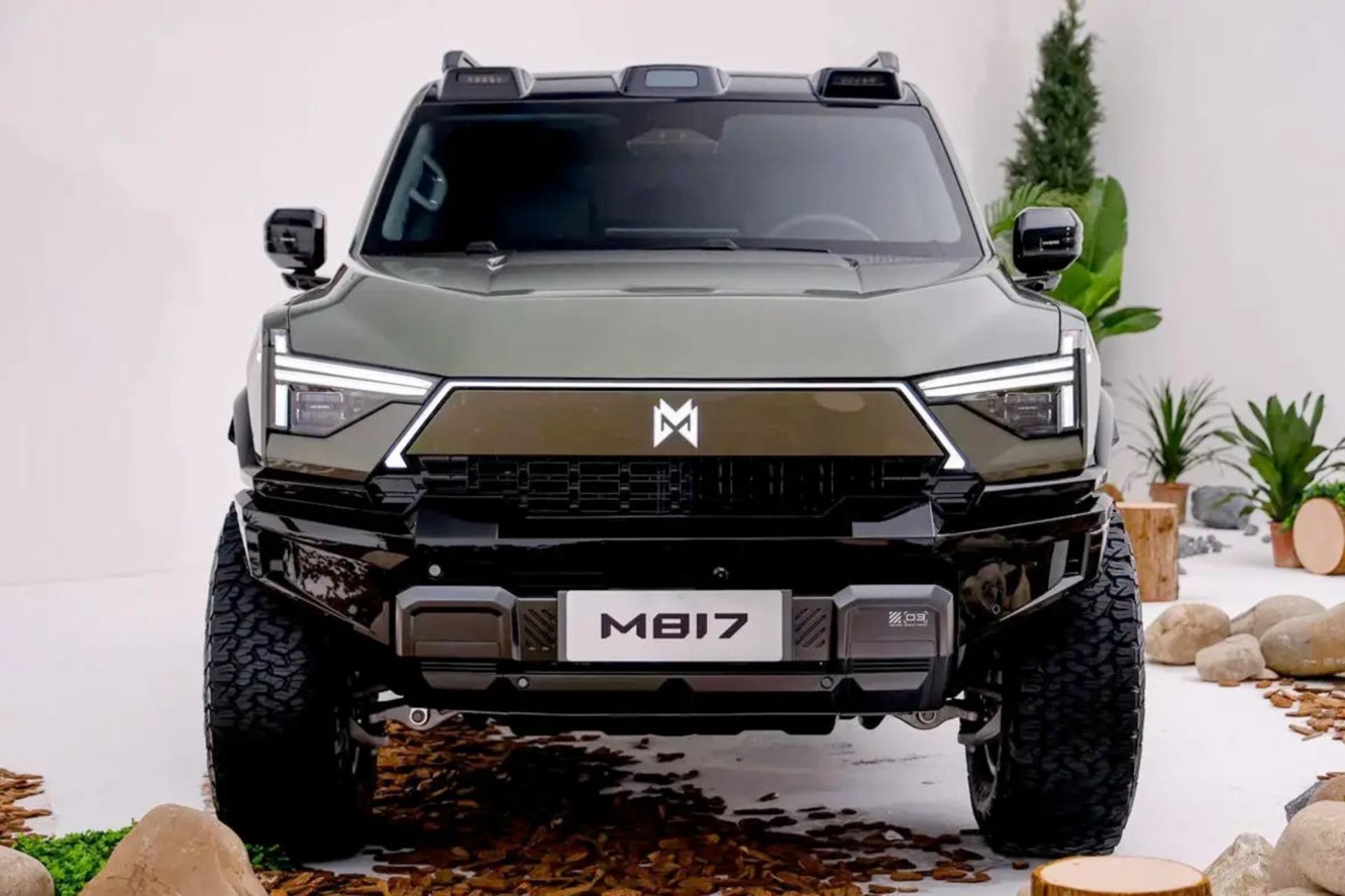 نمای جلو خودرو دانگ فنگ M Hero m817