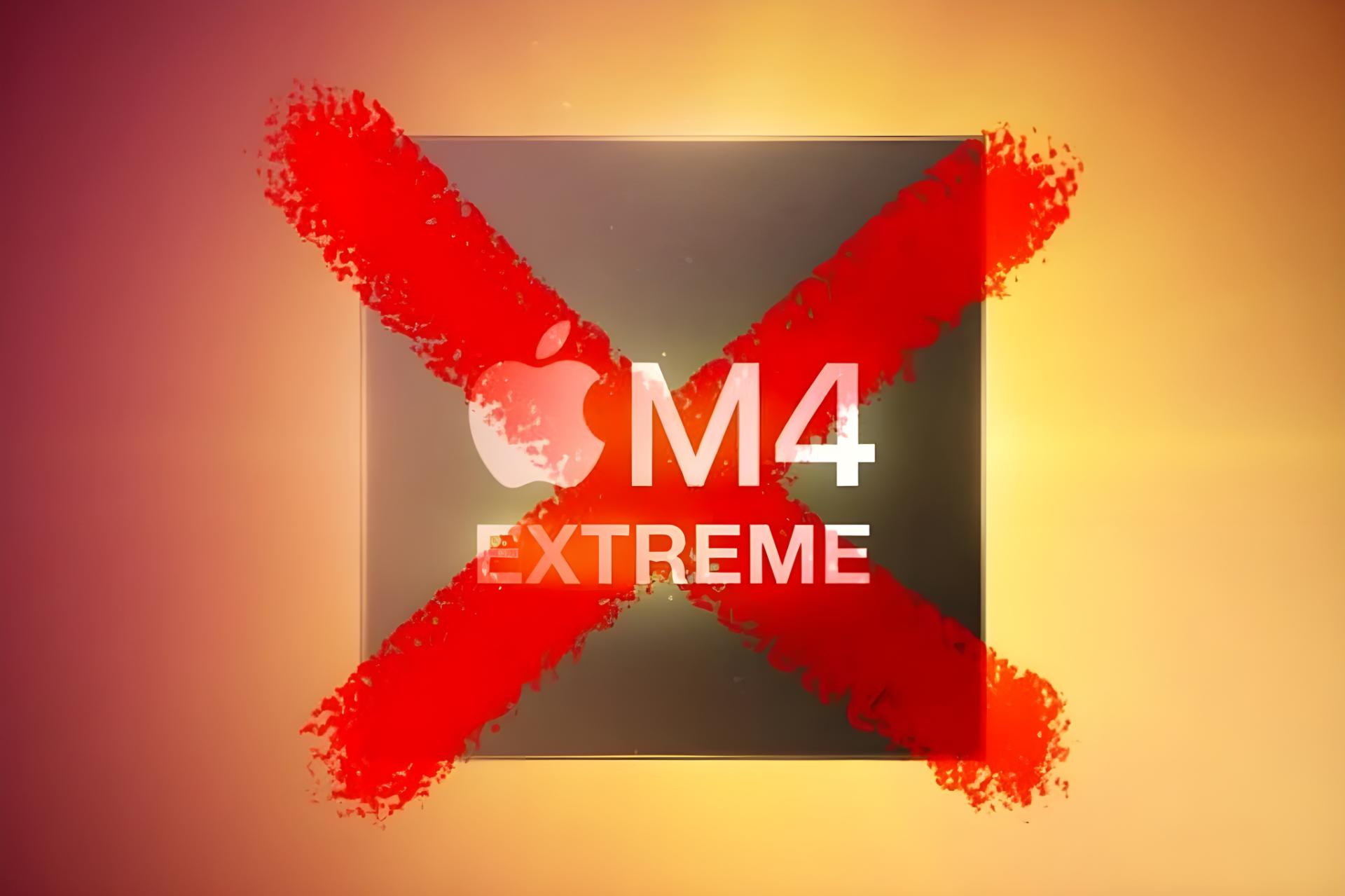 توقف توسعه پردازنده M4 Extreme