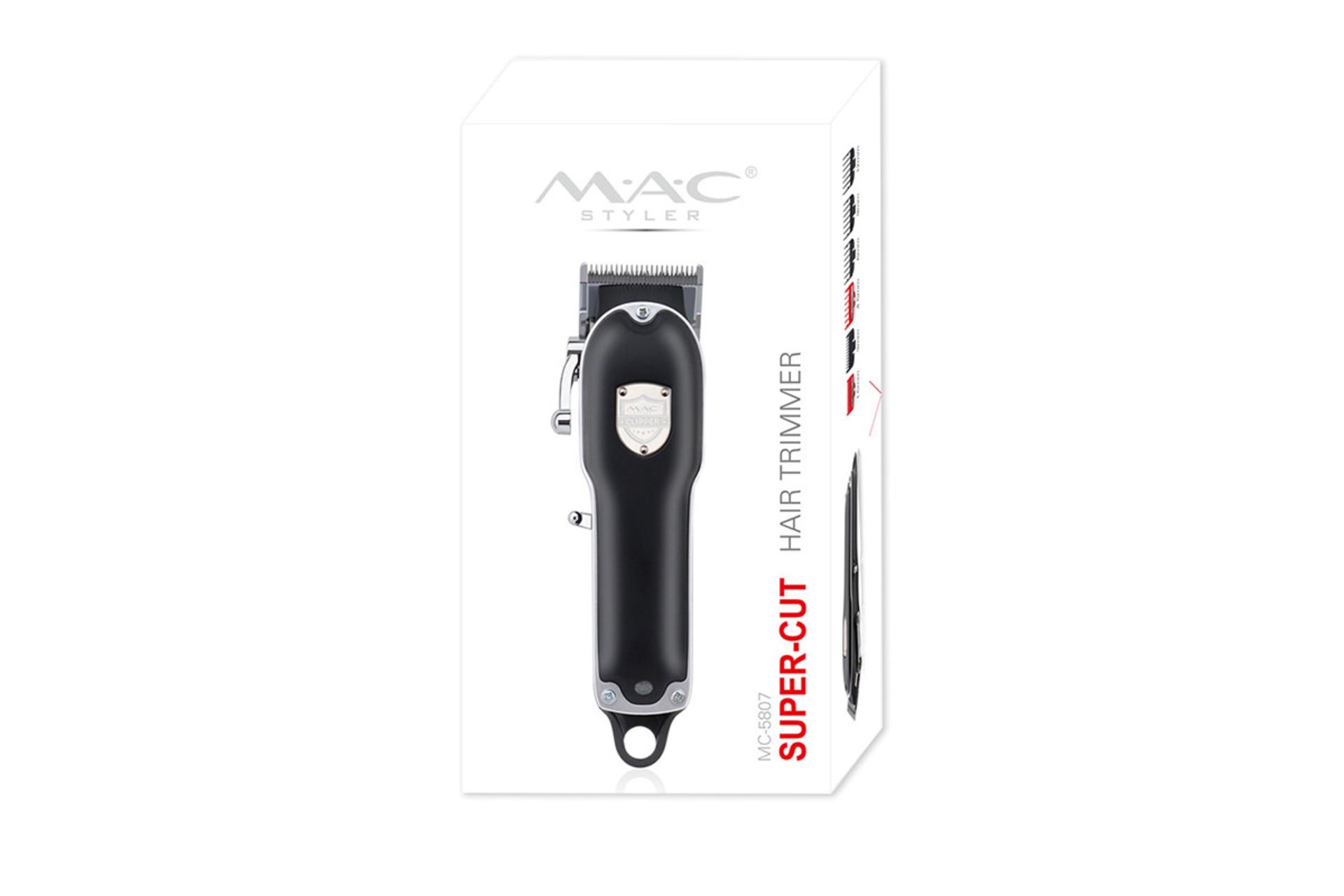 ماشین اصلاح و ریش تراش مک استایلر MAC Styler MC-5807 جعبه و بسته بندی