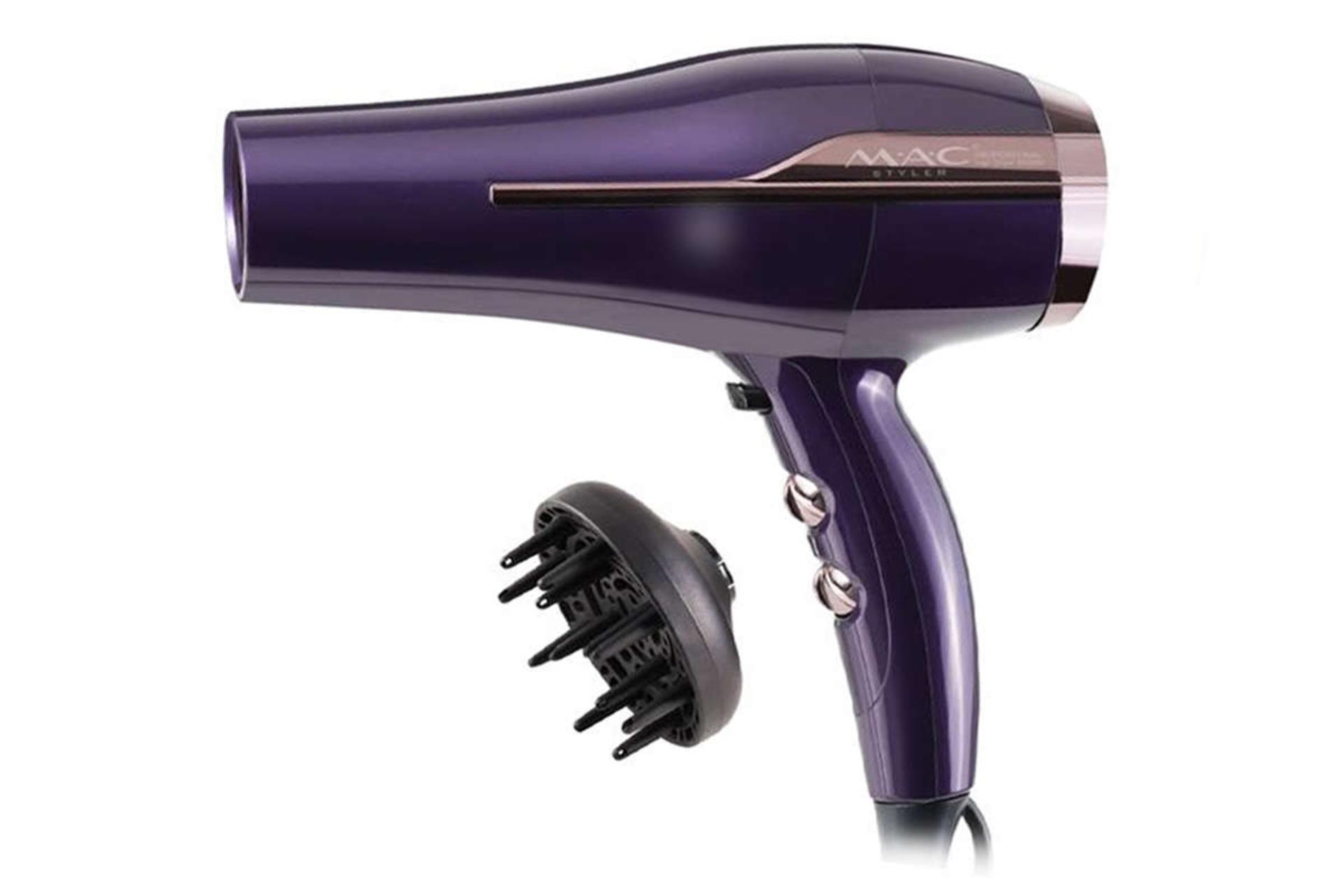 نمای سمت راست سشوار مک استایلر MC-6930 به همراه دیفیوزر