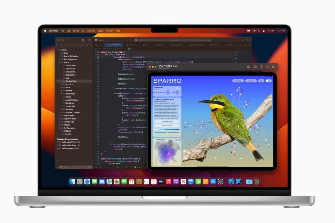 مک بوک پرو ۱۴ و ۱۶ اینچ ۲۰۲۳ مدل M2 Pro / M2 Max اپل از نمای جلو