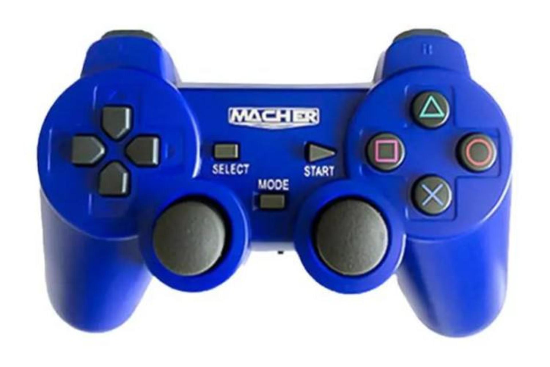 دسته بازی مچر Macher MR-63 رنگ آبی