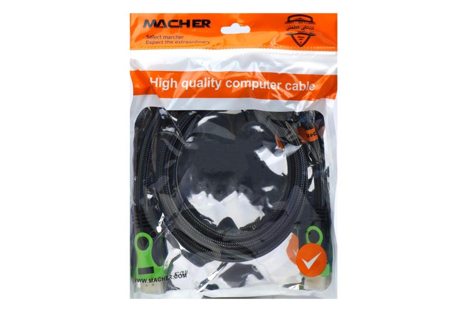 پک کابل HDMI مچر Macher MR-90 HDMI 4K 1.5M