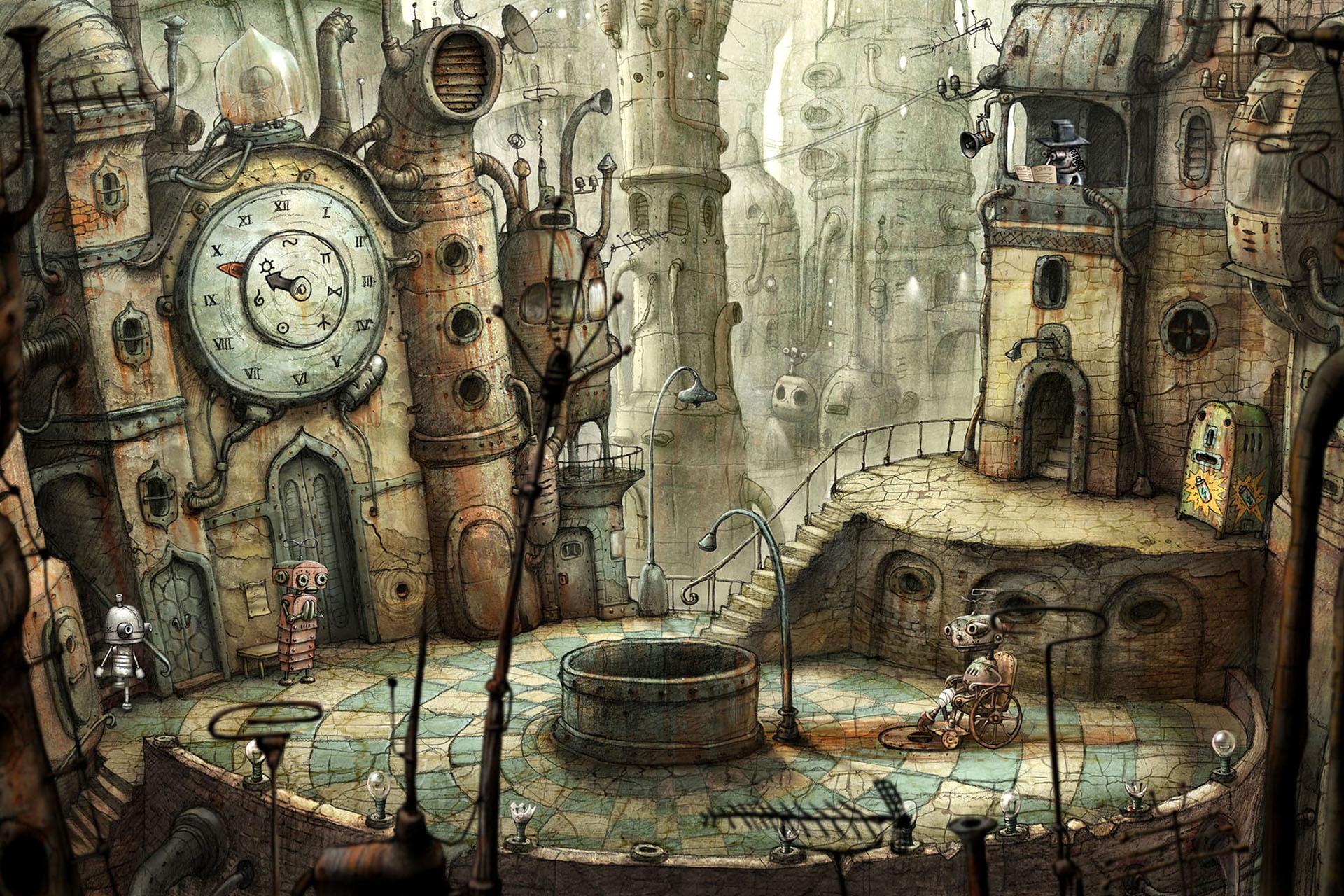 گیم پلی بازی Machinarium