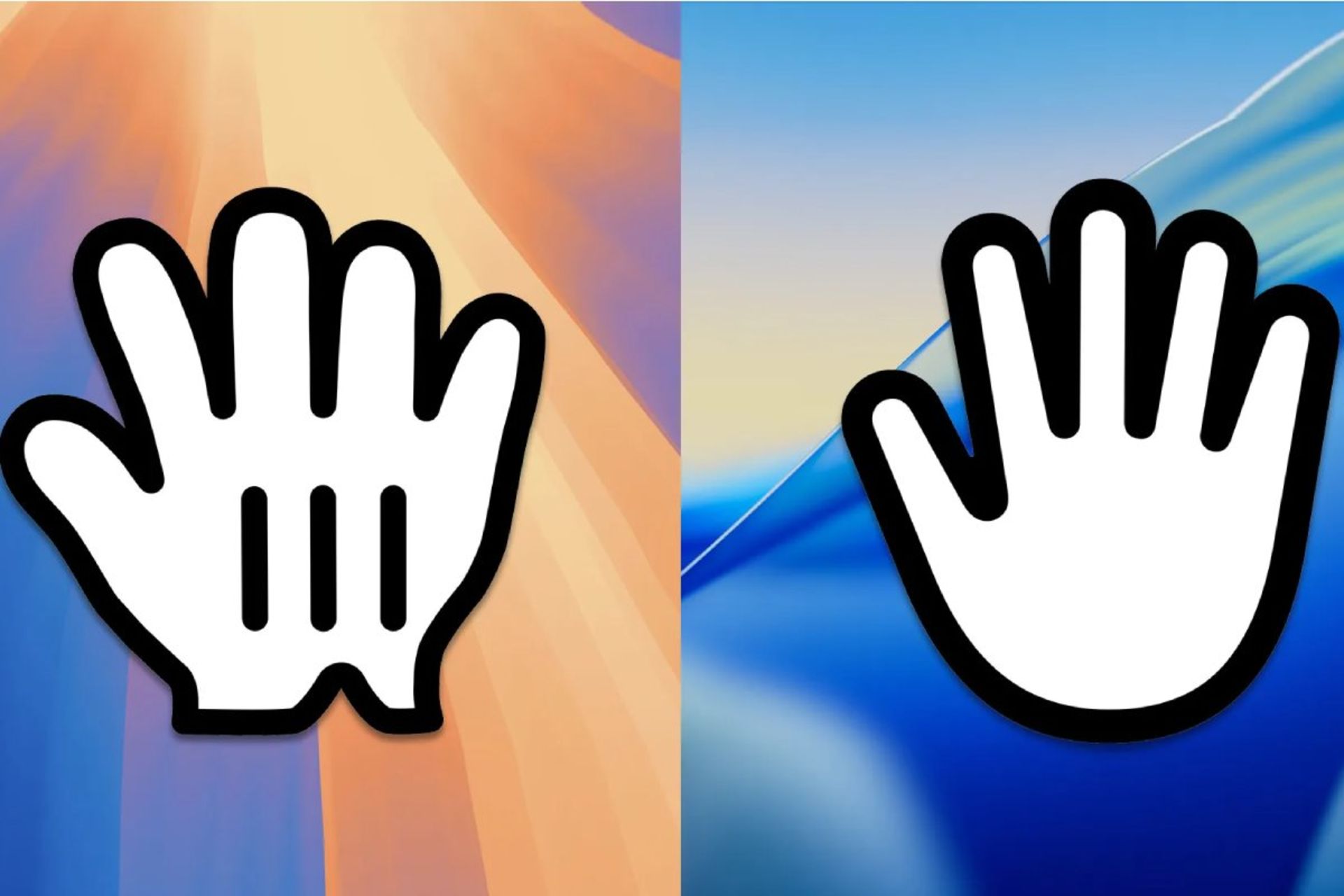 تغییر نشانگر ماوس دست میکی ماوس در macOS 26